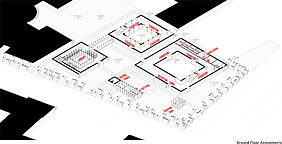 Turkish Cultural Center - Axonometric 1