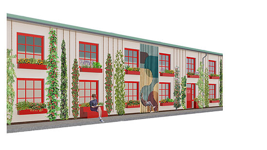 Katja Beier, Maren Britz, Pauline Jünemann, Lorena Krohn, Lucia Loriga, Rayna Rothe, Jasmin Schnell, Anna Schopmans, Janne Schult und Camilla Wilke: Hängende Gärten