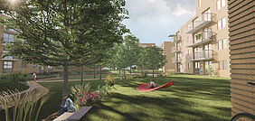 Rendering Garten