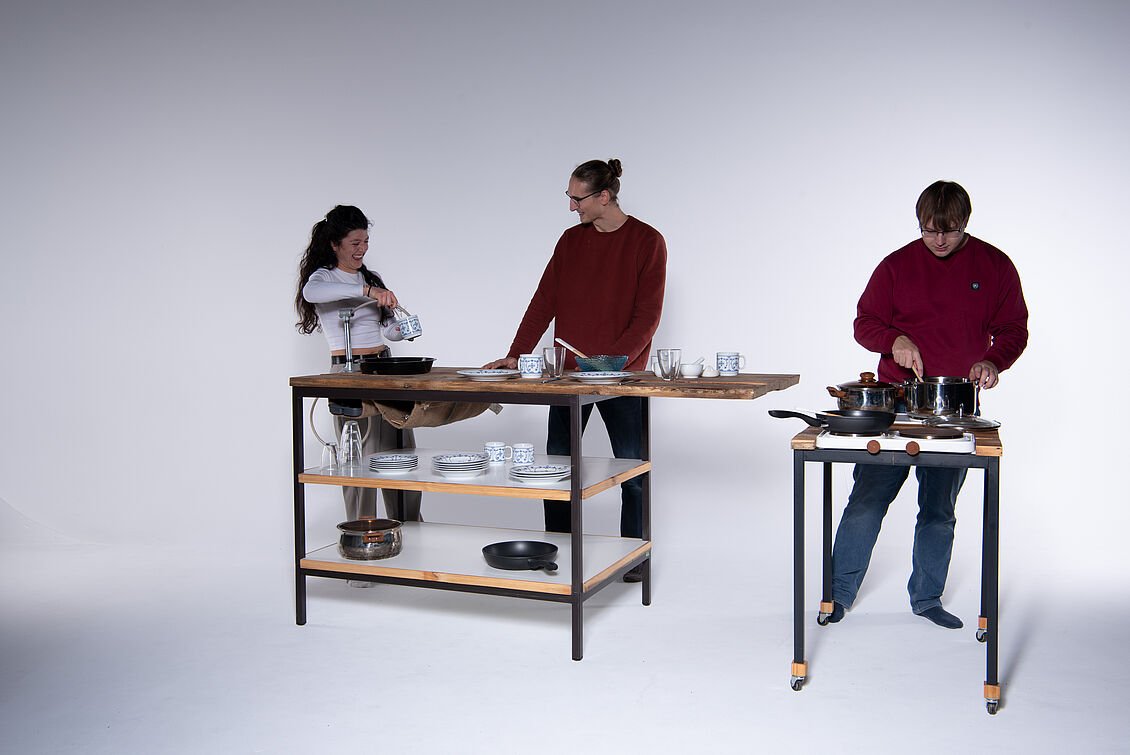 Studierende der Architektur (BA/MA), Innenarchitektur (BA/MA), Design: Form folgt Verfügbarkeit 