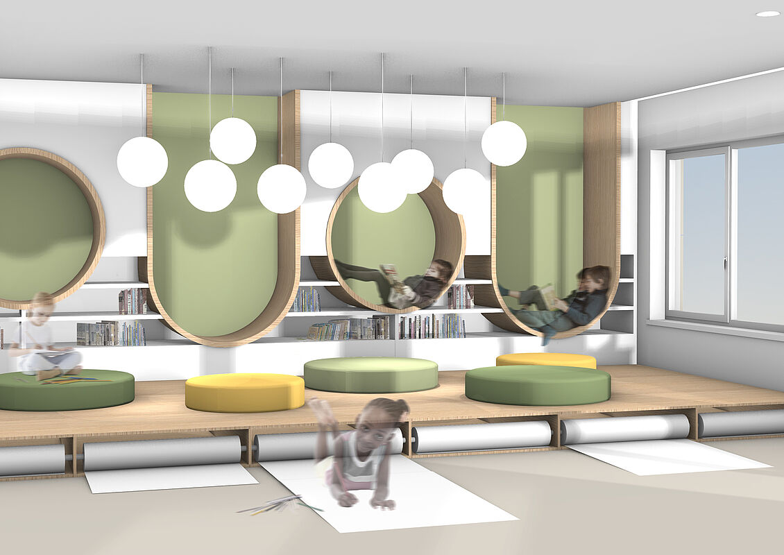 Farina Heller: Neue Raumkonzepte für Lernumgebungen - Entwurf Grundschule Lübow