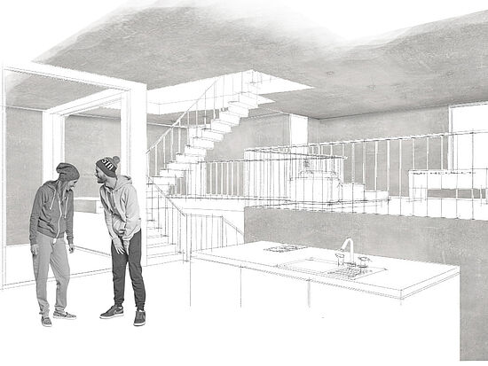 Victoria Scherbarth | Entwurf | Innenarchitektur | 6.Semester : Crew 03