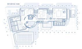 Russian Cultural Center - 2nd Floor Plan