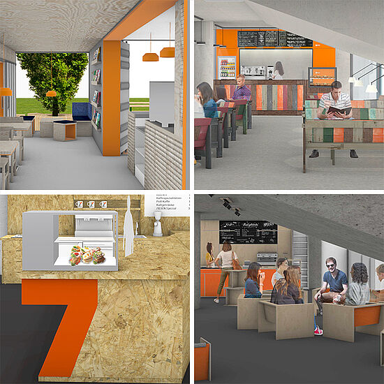 Pauline Jünemann, Jasmin Schnell, Lena Warnken, Esther Weisse: A Café for our Faculty