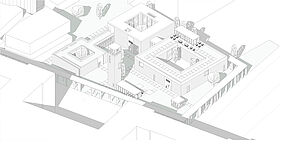 Turkish Cultural Center - Axonometric 3