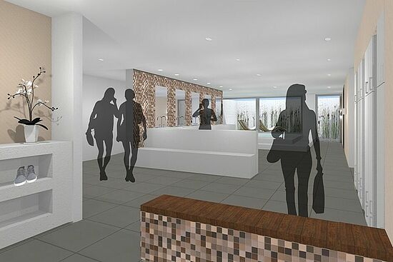 Elina Watschkowa: Sanitäranlagen Mühlenhof