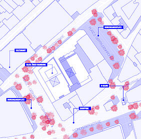 Lageplan Bestandsanalyse