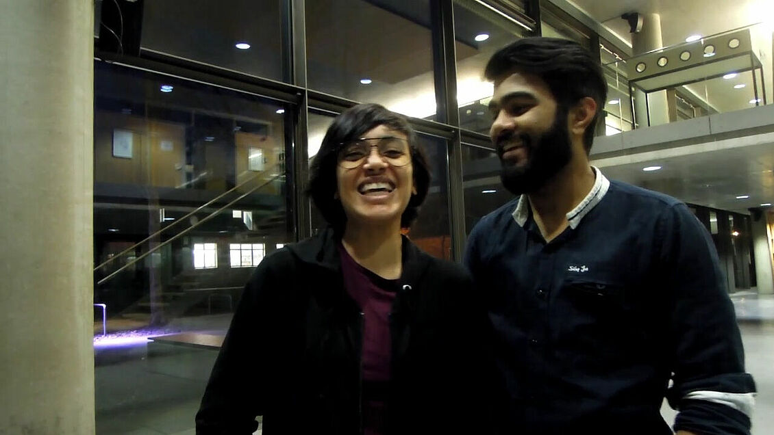 Kimia Asgari, MA Architectural Lighting Design und Alexander Kähler, MA Architektur: Zum Internationalen Tag der Muttersprache