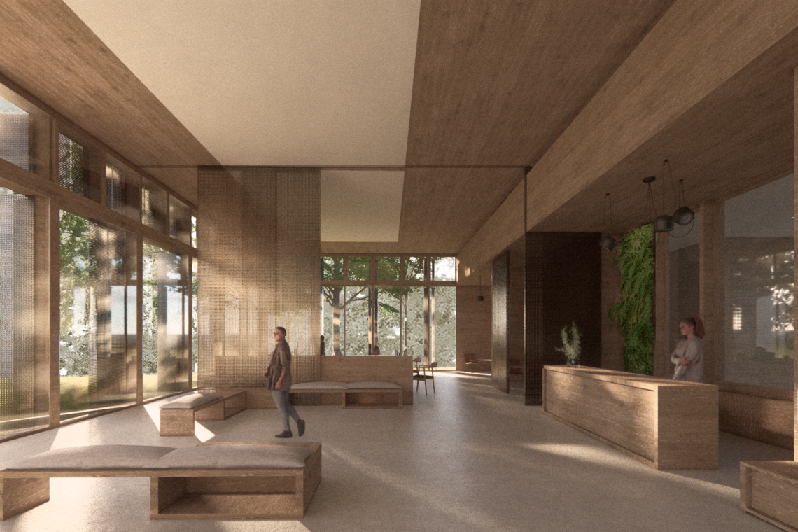 Innenraum der Beratung im Besucherzentrum