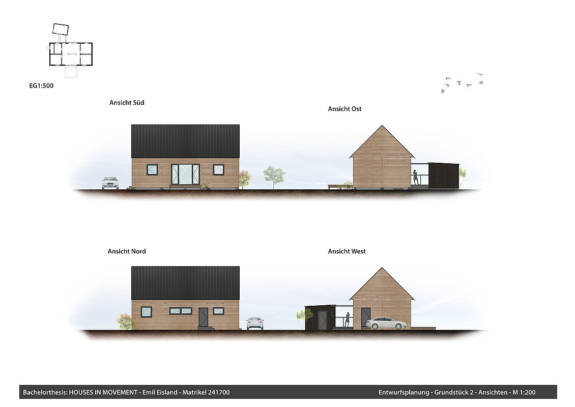 Emil Eisland, Bachelor-Thesis: MOBILE ARCHITEKTUR – HÄUSER IN BEWEGUNG 