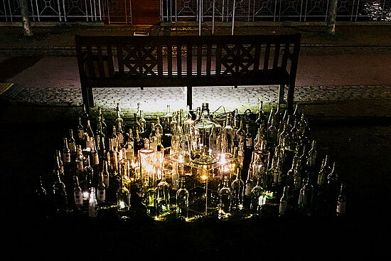 Studenten des ersten Mastersemesters: Kommunikation am Ruppiner See – Lichtworkshop Neuruppin 2017